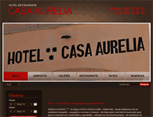 Tablet Screenshot of casaaurelia.com